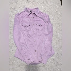 Guess Suede Button up Shirt